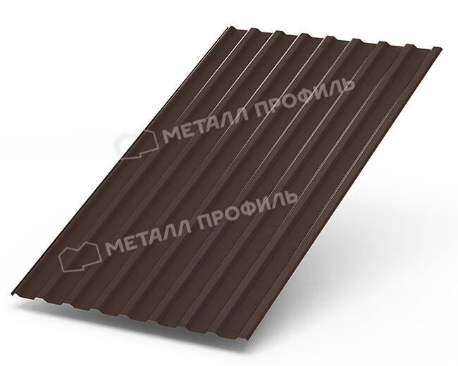 Профнастил МП20 х 1100 - R (Steelmatt-20-8017-0.4±0.08мм) в Люберцах