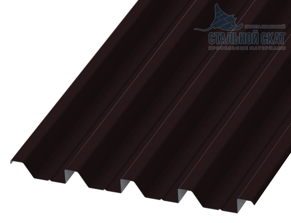Фото: Профнастил Н60 х 845 - A (VALORI-20-DarkBrown-0.5) в Люберцах