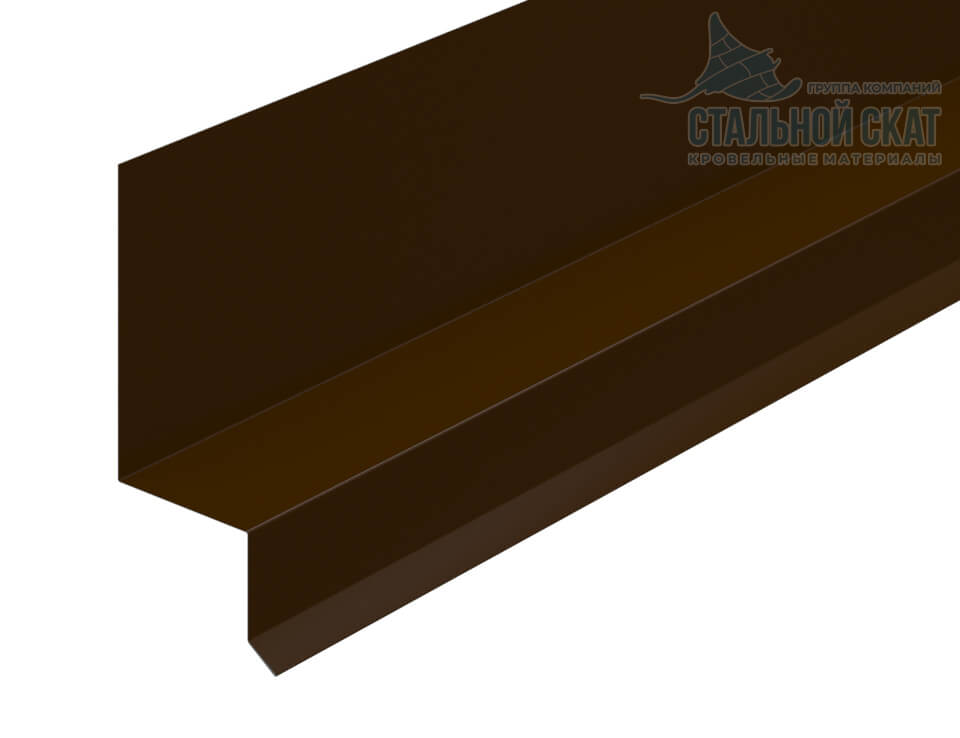 Планка отлива верхнего FASTCLICK 35х25х3000 (PURMAN-20-8017-0.5)
