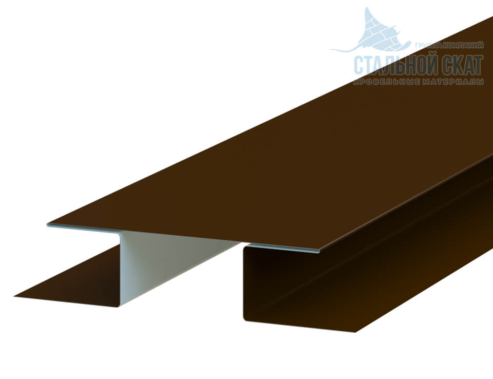 Планка стыковочная сложная 75х3000 (VikingMP E-20-8017-0.5)