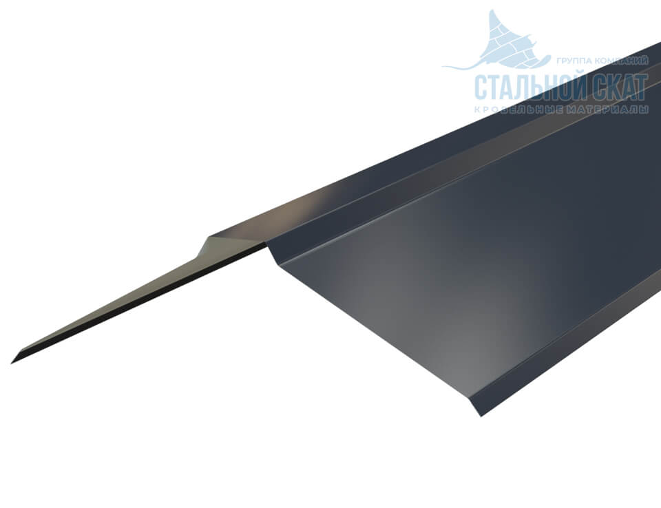 Планка конька плоского 150х150х2000 NormanMP (ПЭ-01-7024-0.5)