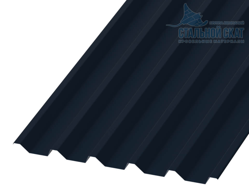 Профнастил С44 х 1000 - A (VALORI-20-DarkGrey-0.5)