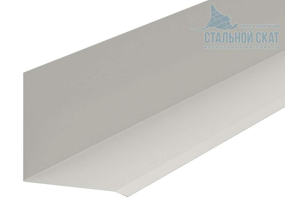 Планка примыкания верхняя к стене FASTCLICK 150х135х2000 NormanMP (ПЭ-01-9002-0.5)