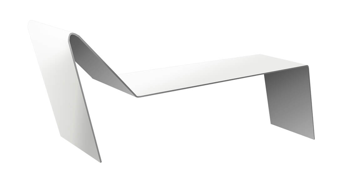 Планка примыкания для мягкой кровли 0,5 Satin с пленкой RAL 9003 сигнальный белый (3м)