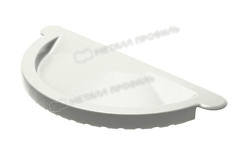 Заглушка желоба Foramina PUR D150 (PUR_Д-01-9010\9010-0.6)