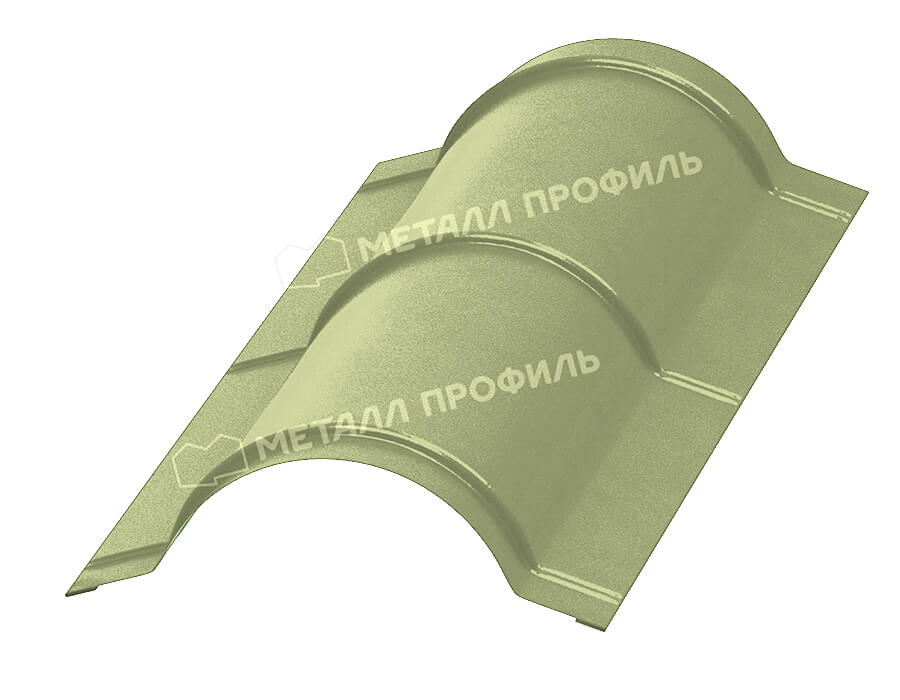 Планка конька круглого R110х2000 NormanMP (ПЭ-01-6019-0.5)