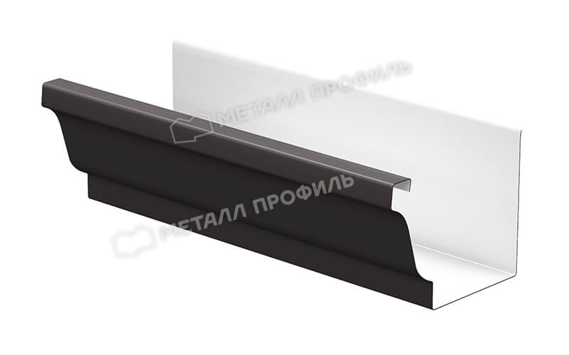 Желоб водосточный 120х86х3000 Foramina Freeze QUADRO (FRZ-01-RR32-0.5)