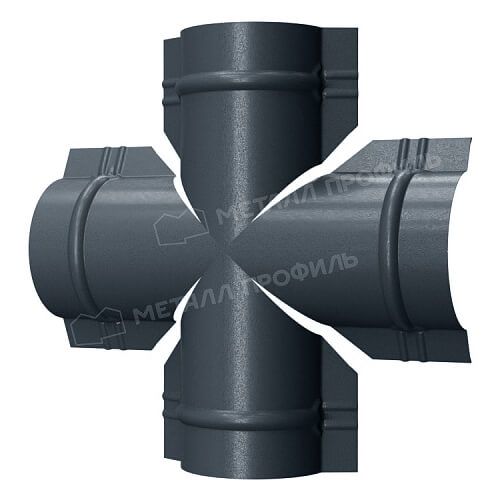 Четверник для круглого конька R110 (ПуреМПтек_Мат-20-7024-0.5)