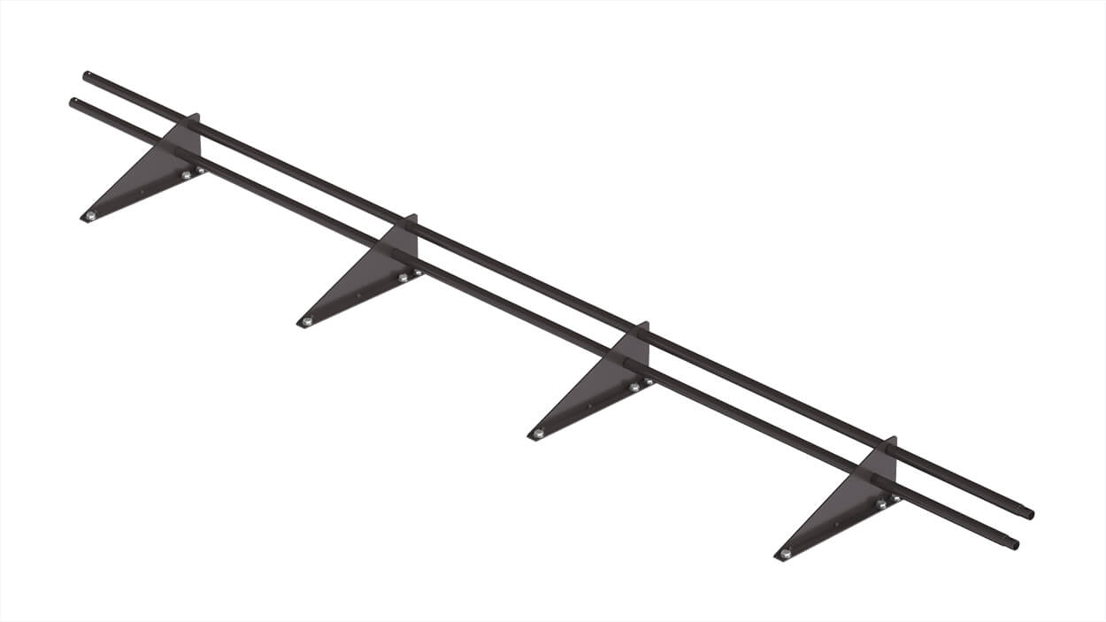 Снегозадержатель трубчатый дл. 3000 мм (RR32 matt) ROOFRetail