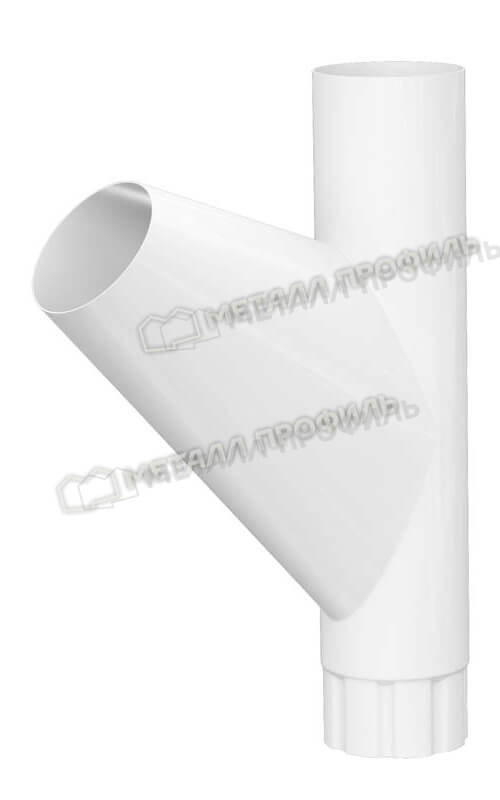 Тройник трубы Foramina PUR D100 (PUR_Д-01-9010\9010-0.5)