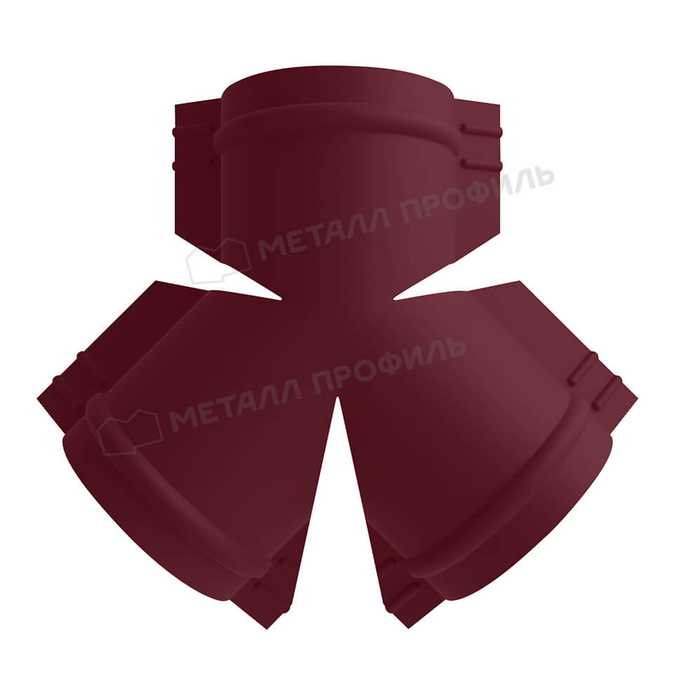 Y-образный тройник для круглого конька R110 NormanMP (ПЭ-01-3005-0.5)