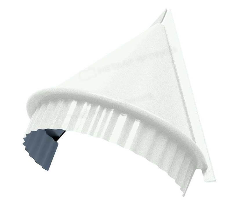 Заглушка конька круглого конусная NormanMP (ПЭ-01-9003-0.5)