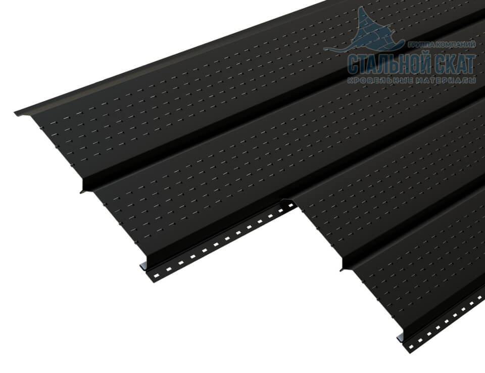 Софит Lбрус-15х240 NormanMP (ПЭ-01-9005-0.5)