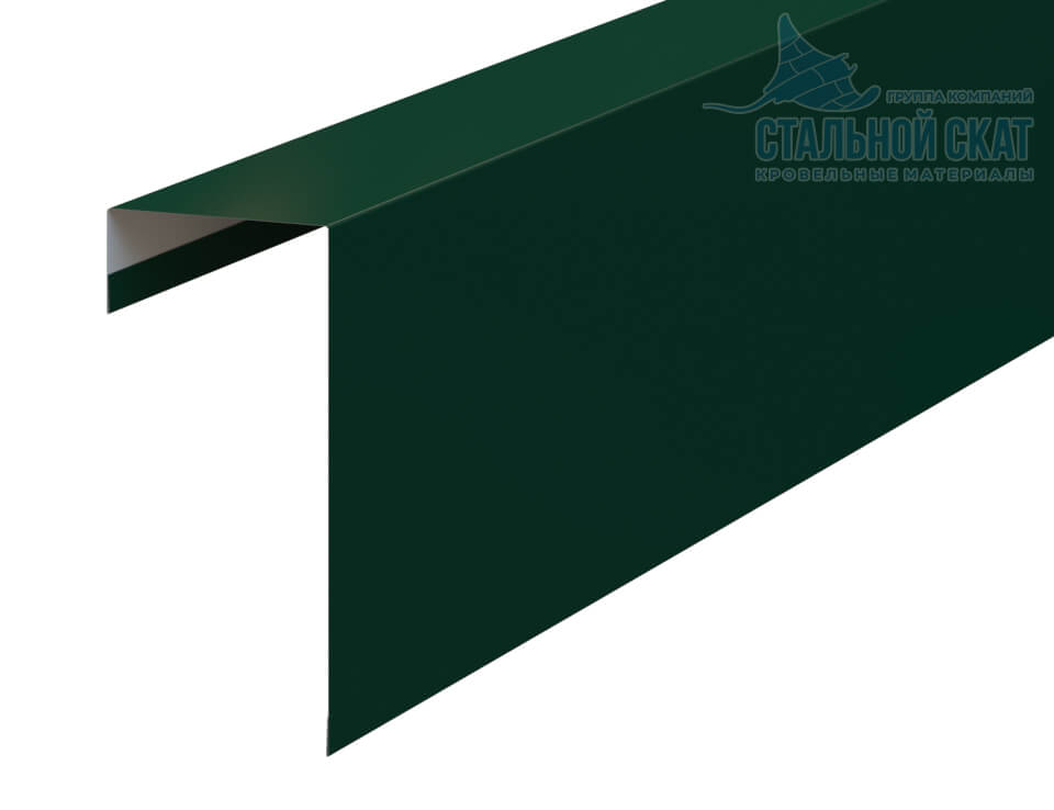 Планка торцевая фасадная FASTCLICK 139х65х3000 (VikingMP E-20-6005-0.5)