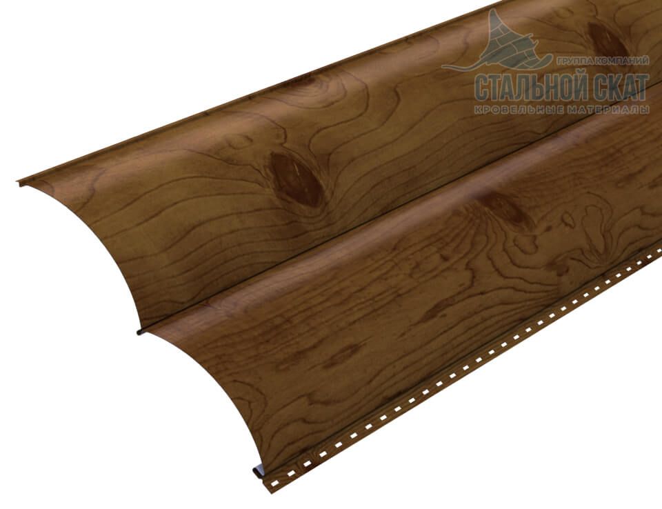 Сайдинг Woodstock-28х330 (ECOSTEEL_T-12-Дуб-0.45)