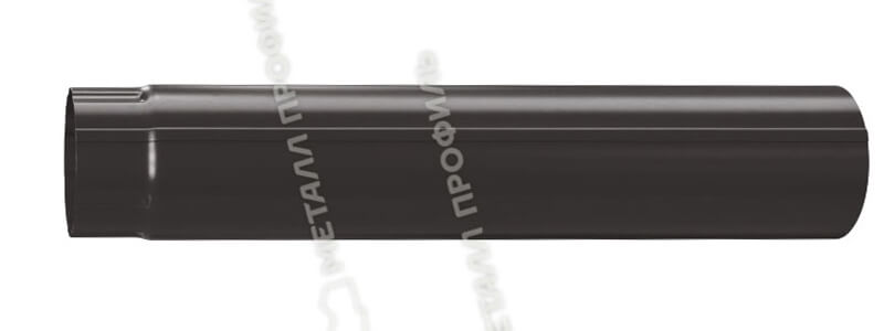 Труба водосточная D100х2000 Foramina Freeze (FRZ_D-01-DarkBrown\DarkBrown-0.5)