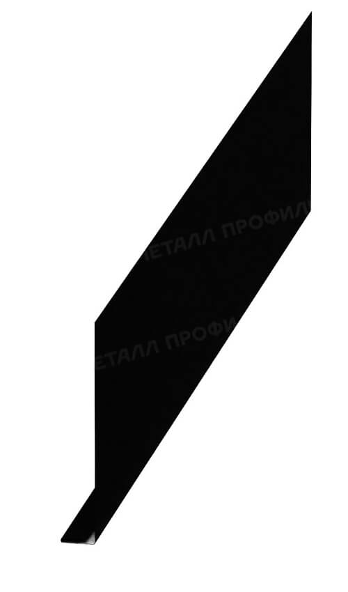 Планка карнизного свеса 250х50х3000 (ПЭ-01-9005-0.45)