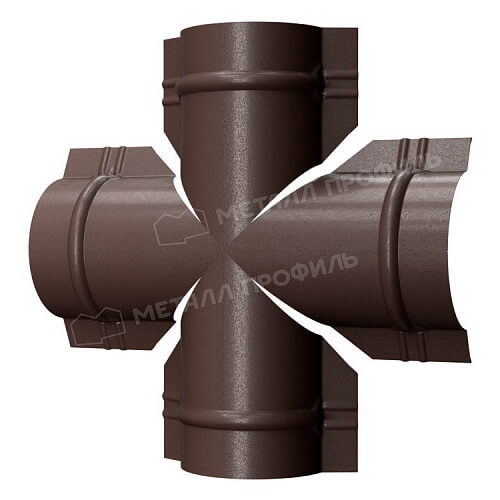 Четверник для круглого конька R110 NormanMP (ПЭ-01-8017-0.5)