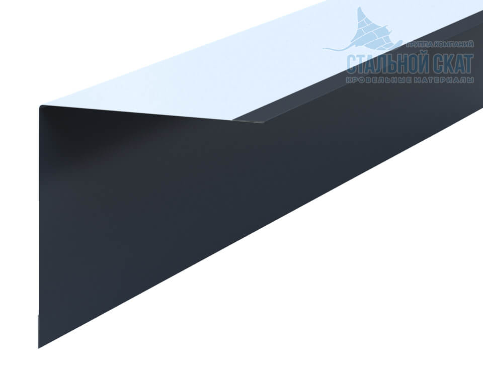 Планка угла внутреннего 75х75х3000 (VikingMP E-20-7016-0.5)