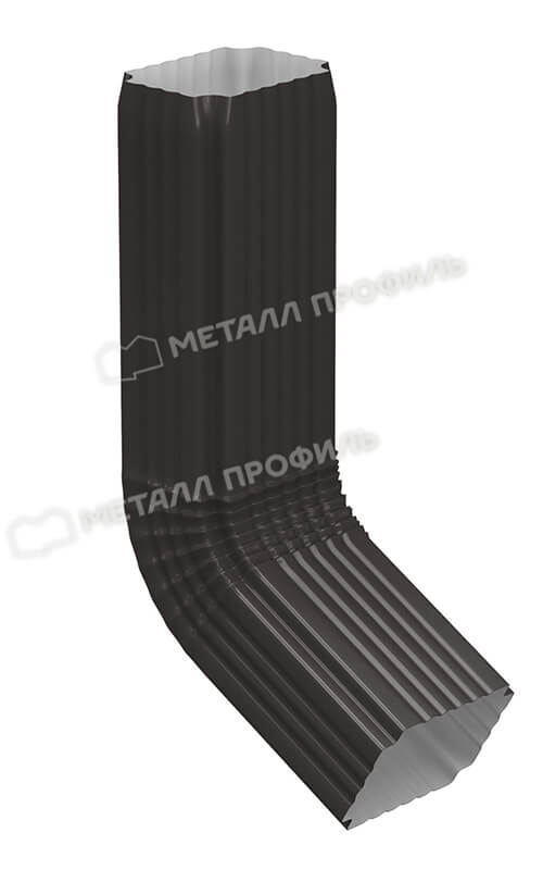 Труба водосточная с коленом 76х102х3000 Foramina Freeze QUADRO (FRZ-01-RR32-0.5)