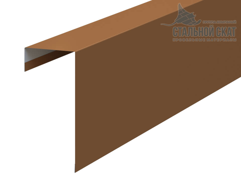 Планка торцевая фасадная FASTCLICK 139х65х3000 (PURMAN-20-Argillite-0.5)