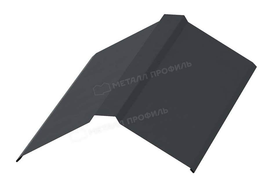 Планка конька плоского 120х120х2000 NormanMP (ПЭ-01-7024-0.5)