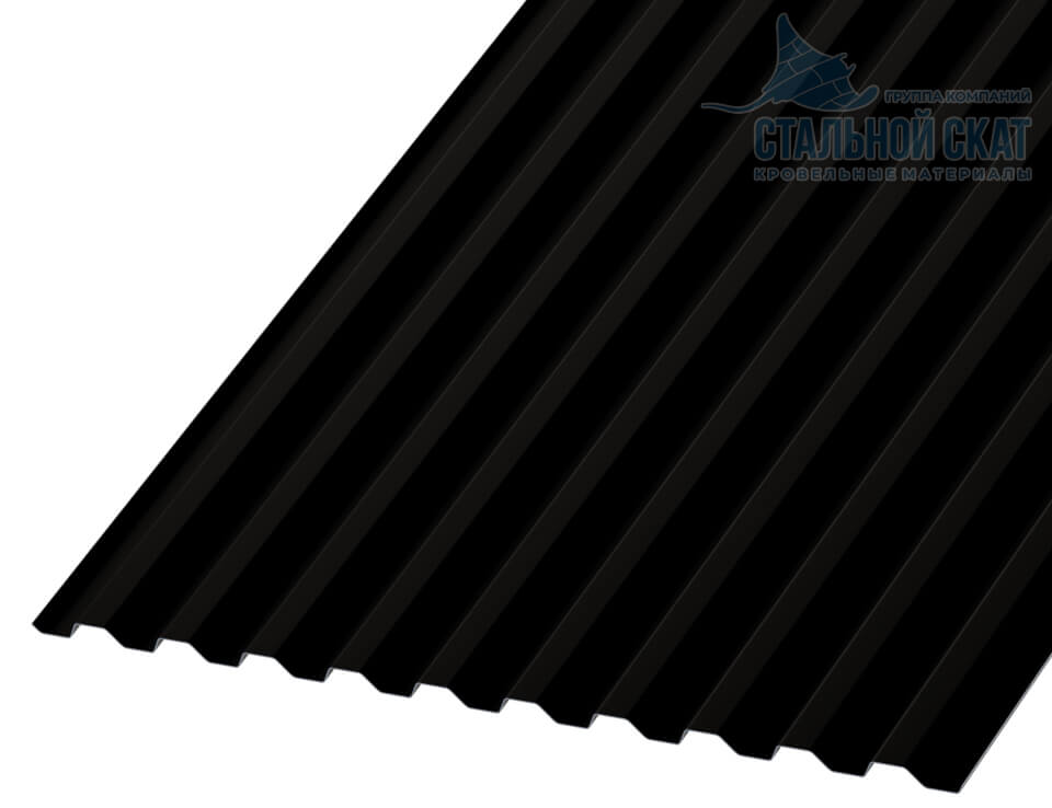 Профнастил С21 х 1000 - B (PURMAN-20-9005-0.5)