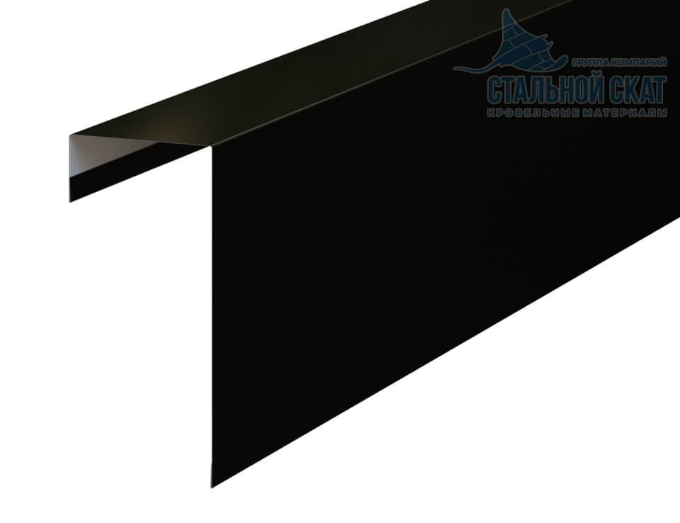 Планка торцевая фасадная FASTCLICK 139х65х3000 (PURMAN-20-9005-0.5)